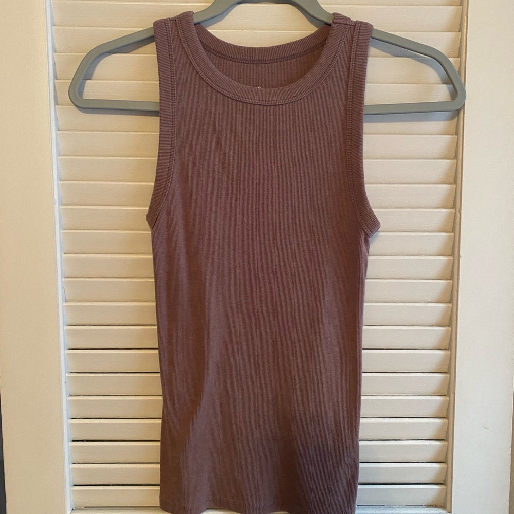 A New Day Purple Sleeveless Tank Top Soft Stretchy Fabric